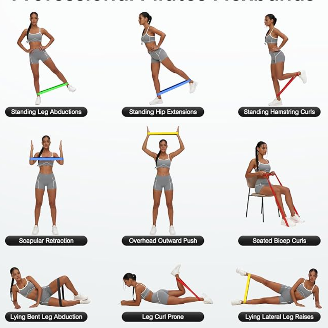 5pcs Resistance Band Set