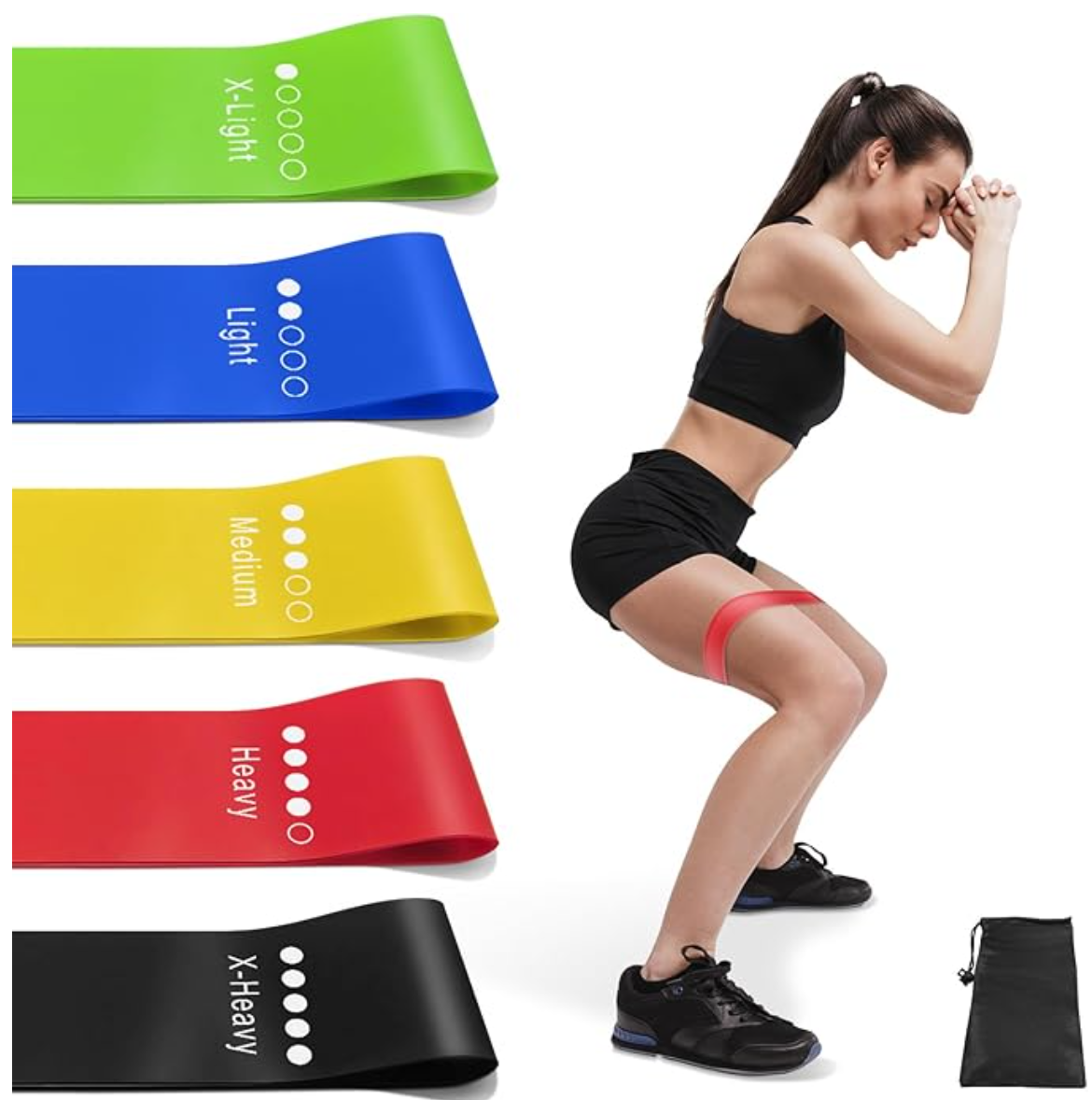 5pcs Resistance Band Set