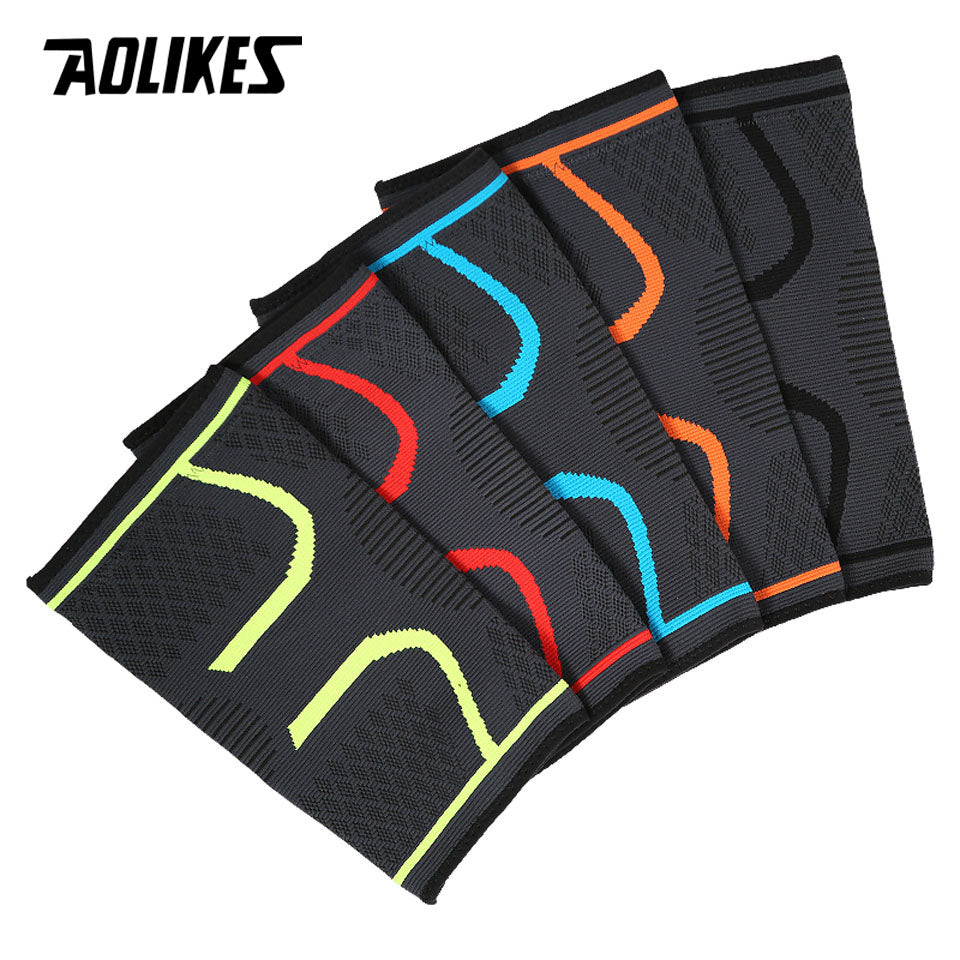 1PCS Fitness Running Cycling Knee Support Braces Elastic Nylon Sport Compression Knee Pad Sleeve