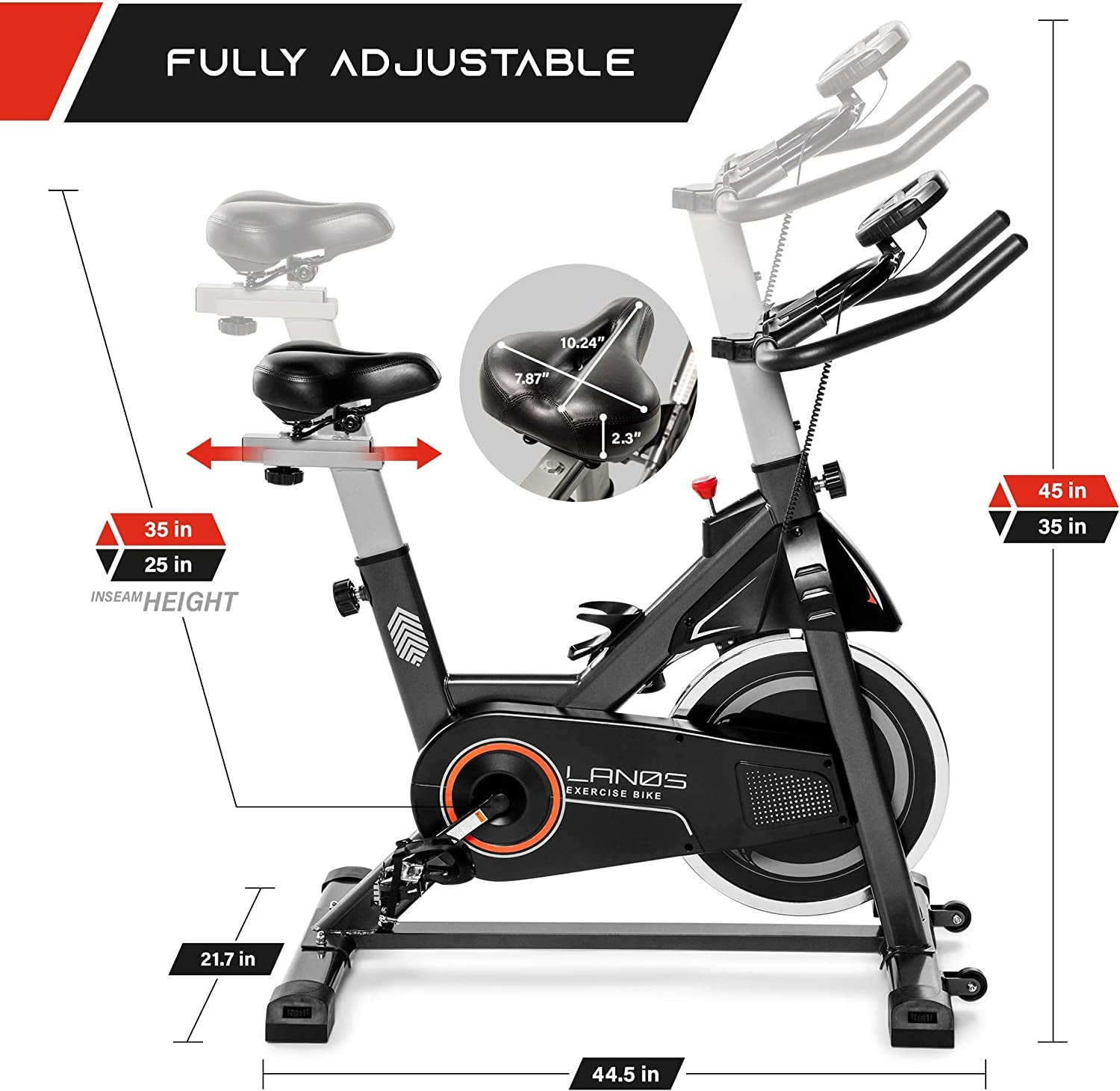 Exercise Bike, Stationary Bike for Indoor Cycling | the Perfect Exercise Bikes for Home Gym | Indoor Exercise 